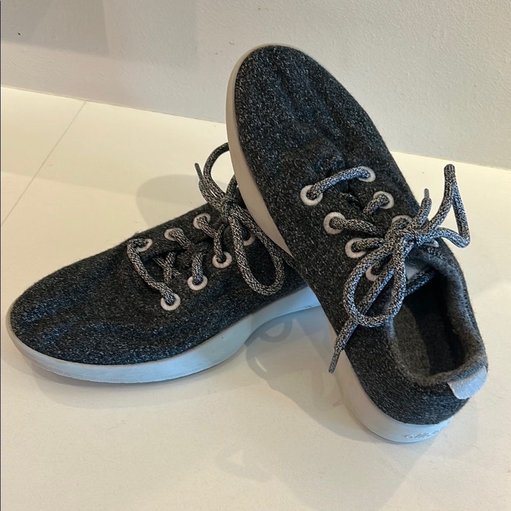 Allbirds! PERFECT Winter, Casual, Warm  Sneaker!  Dark Gray Wool Runners